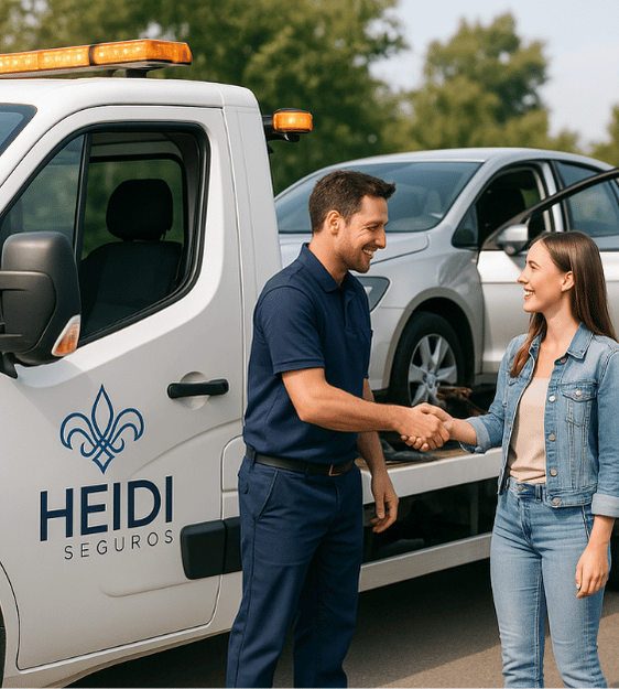 Atendimento Heidi Corretora de Seguros para assistência veicular