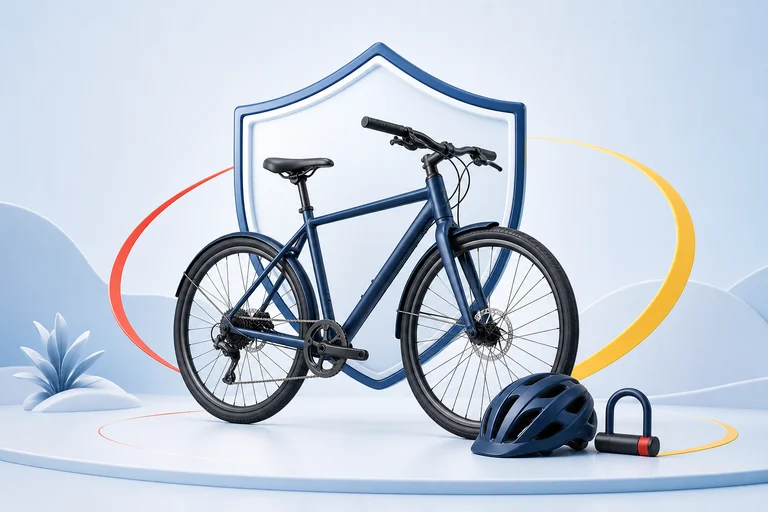 Ilustração para Seguro de Bike